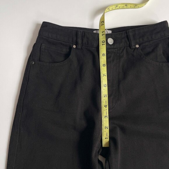 ALOHAS Piano Black Jeans Wide Leg Size Small NEW NWT - Picture 9 of 12